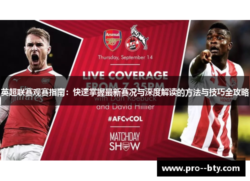 英超联赛观赛指南：快速掌握最新赛况与深度解读的方法与技巧全攻略
